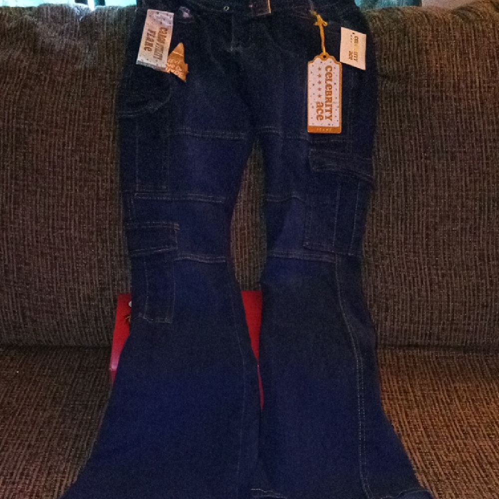 Cecico Dark Blue Flare Jeans